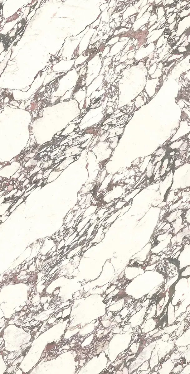 Слэб из керамогранита Arabescato Violet, 163×323 см, 12 мм, полированная