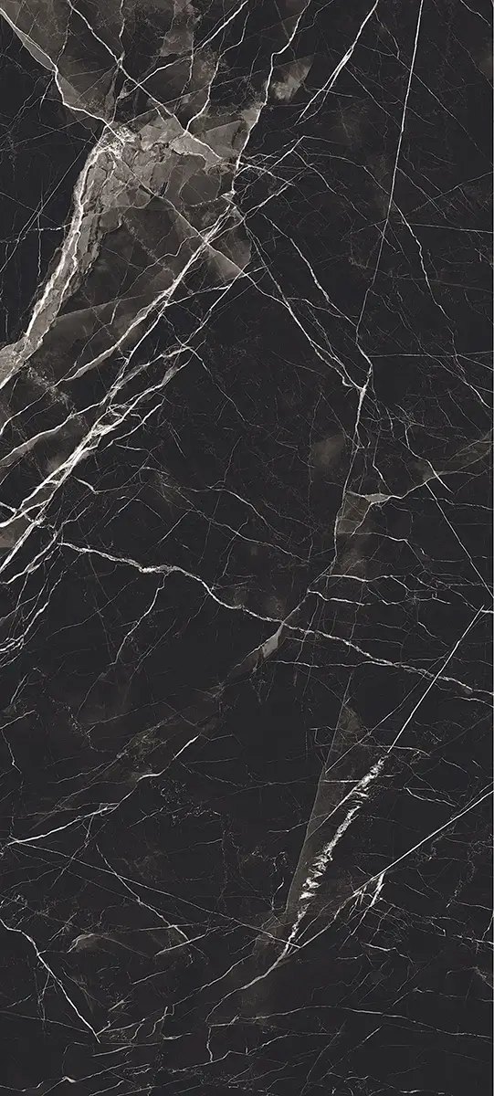 Керамогранит Black Calacatta, 60×120 см, 8 мм, кристалл, фото 2
