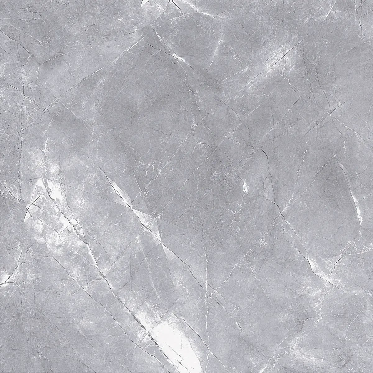 Керамогранит Elegant Grey, 60×60 см, 8 мм, полированная (нано), фото 3