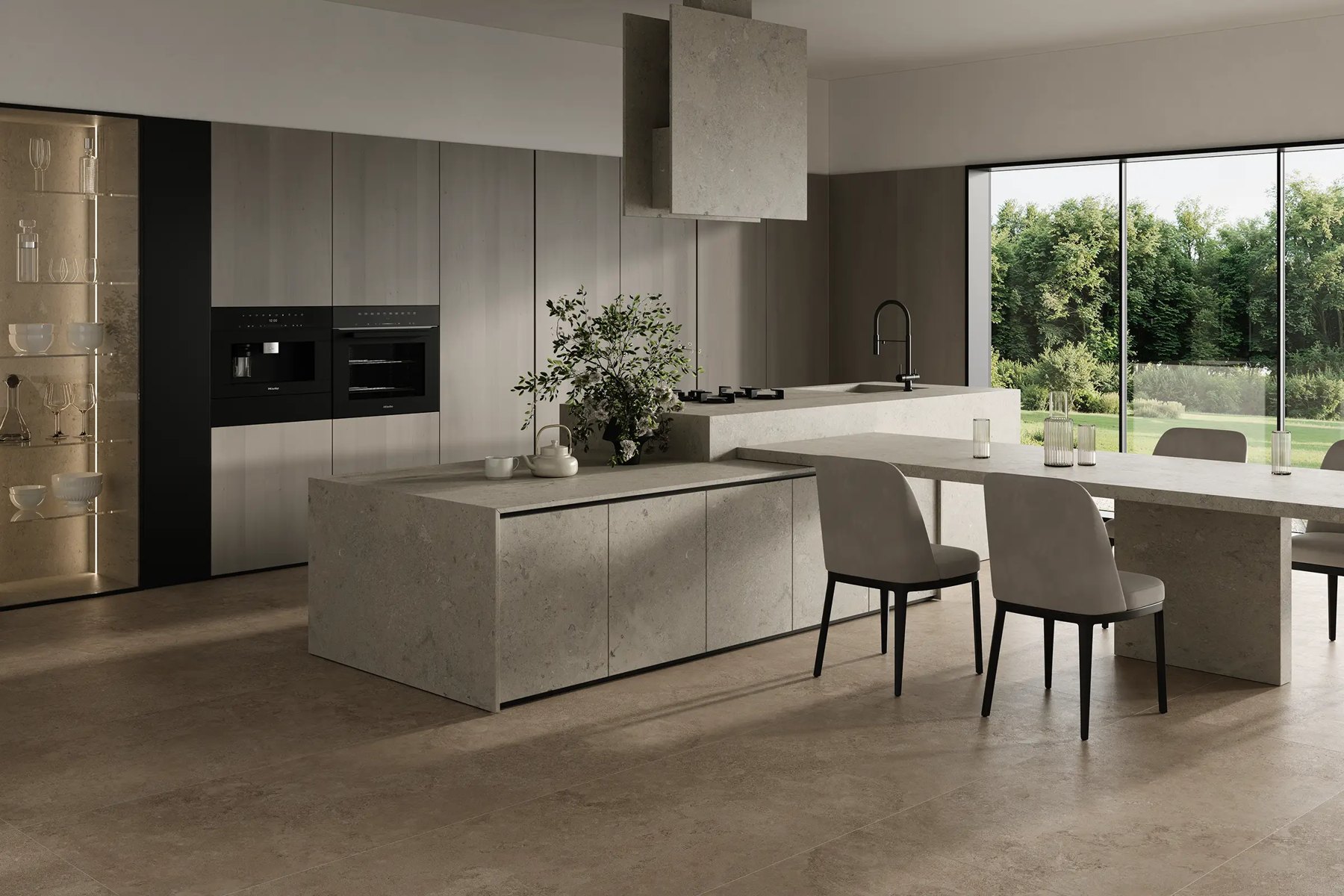 Керамогранит Essential Grey, 60×120 см, 8 мм, матовая (DF), фото 2