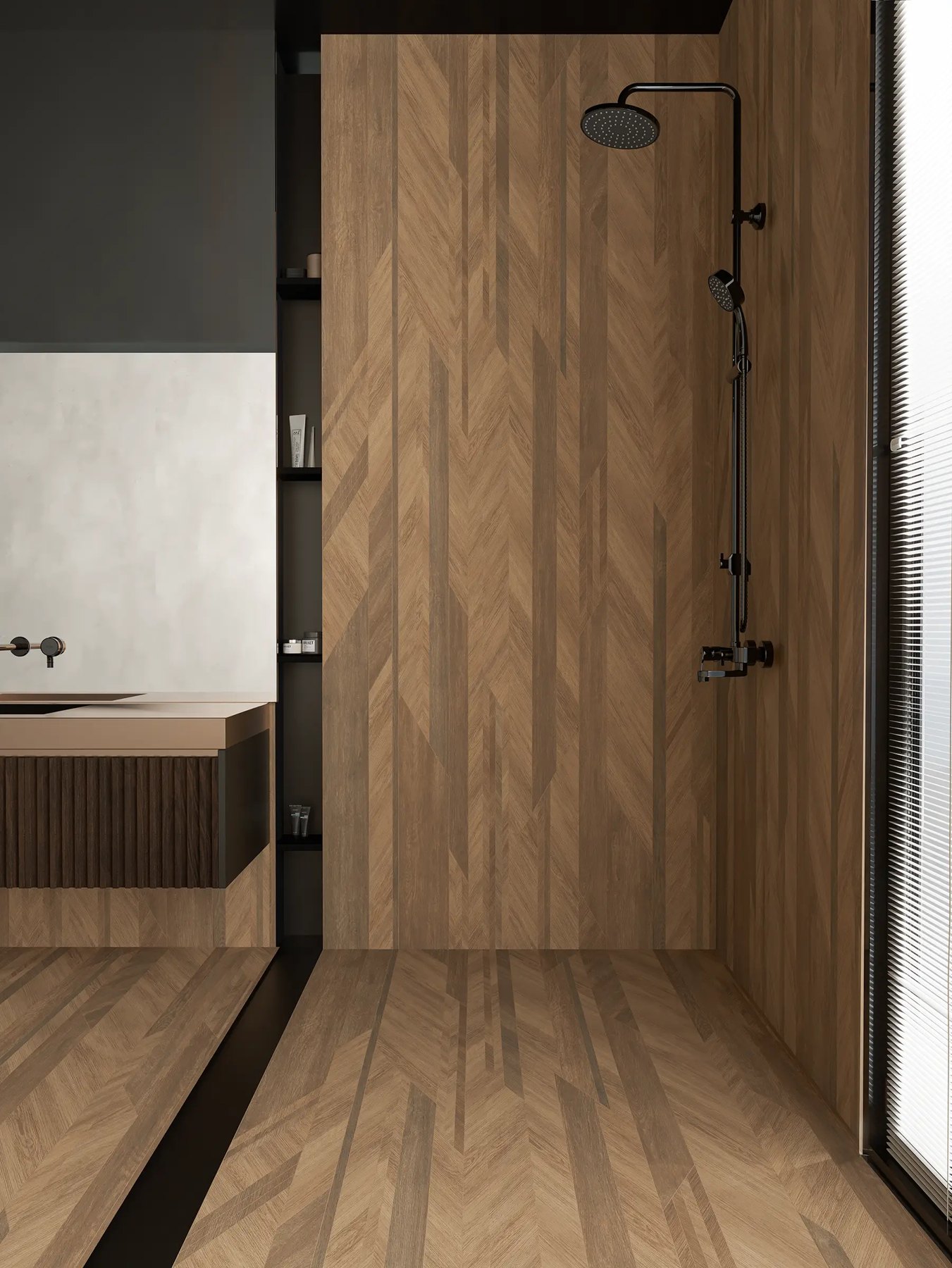 Керамогранит Iconni Walnut, 120×280 см, 6 мм, матовая, фото 1