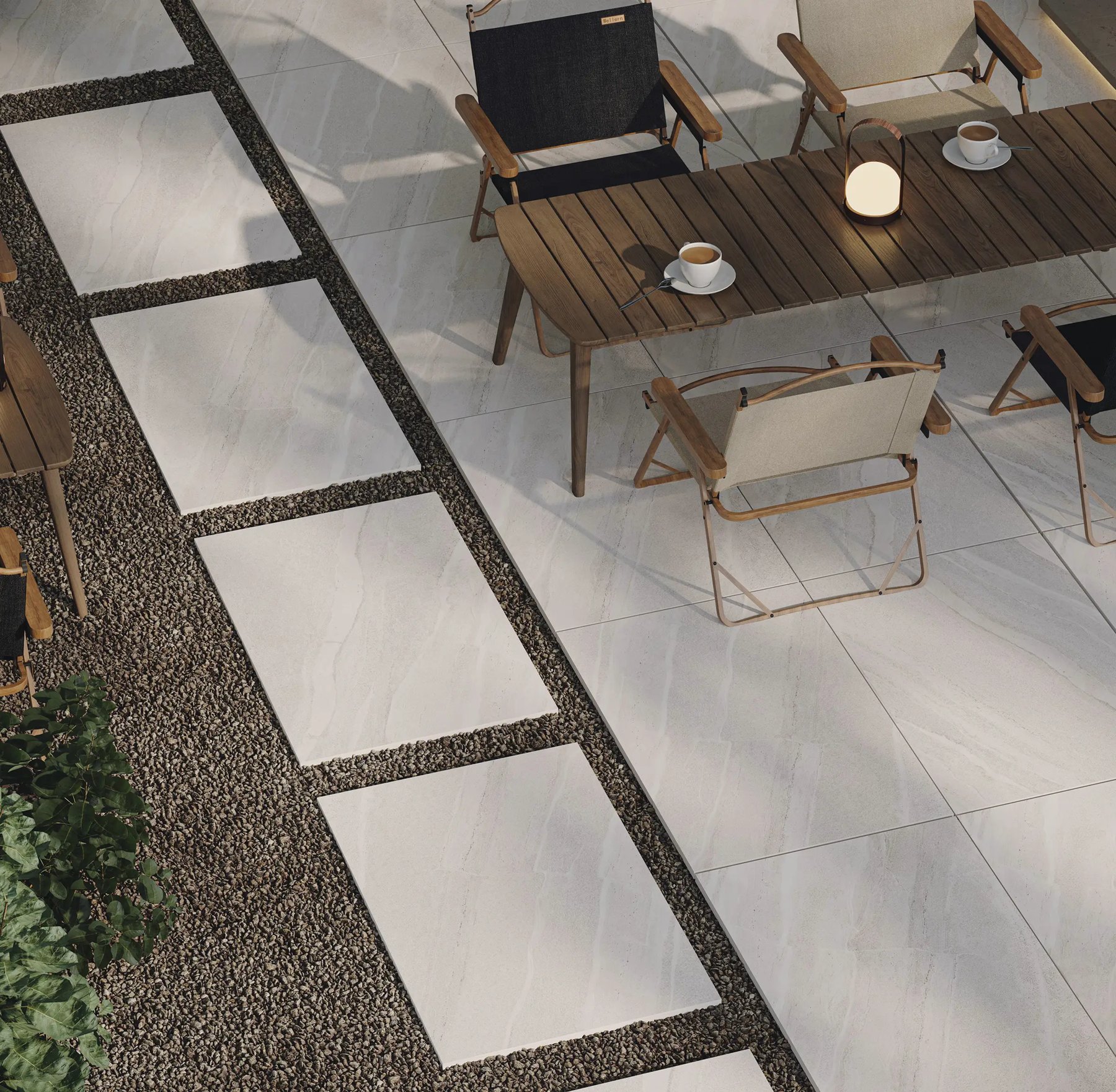 Террасная плита London White, 60×60 см, 20 мм, матовая, фото 1