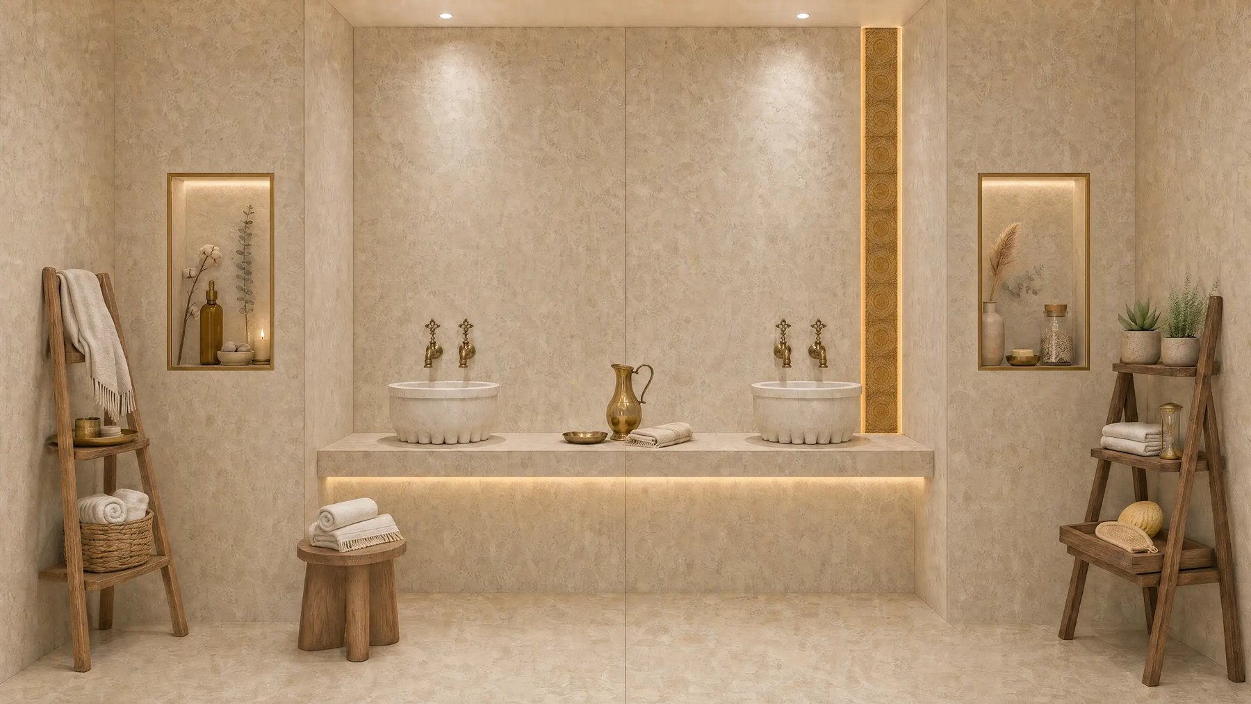 Керамогранит Luce Beige, 60×120 см, 8 мм, матовая (DF)
