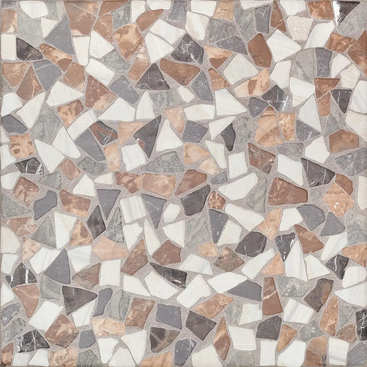 Керамогранит Marmo Mix, 61×61 см, 8 мм, матовая