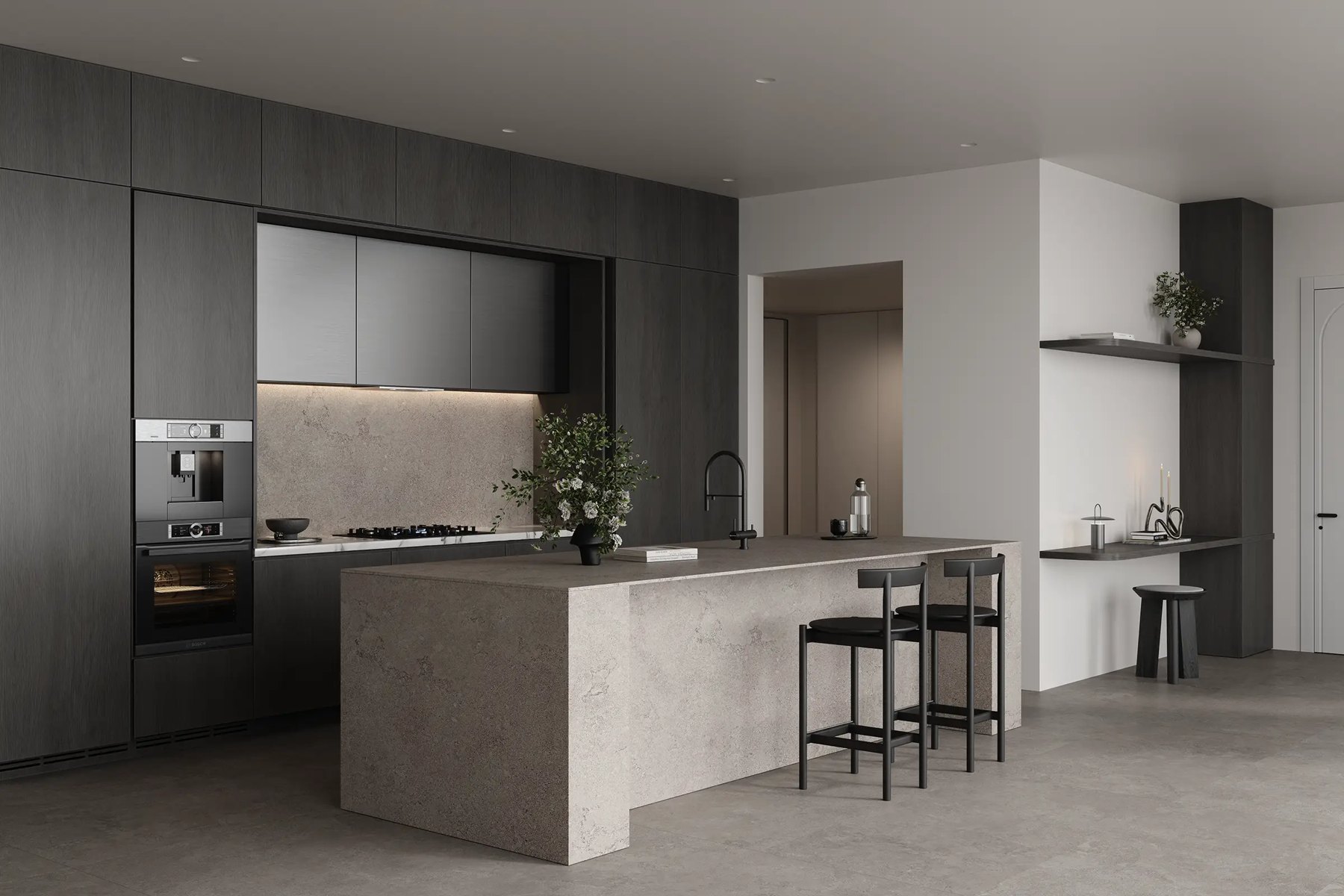 Керамогранит Portland Grey, 60×120 см, 8 мм, матовая, фото 1