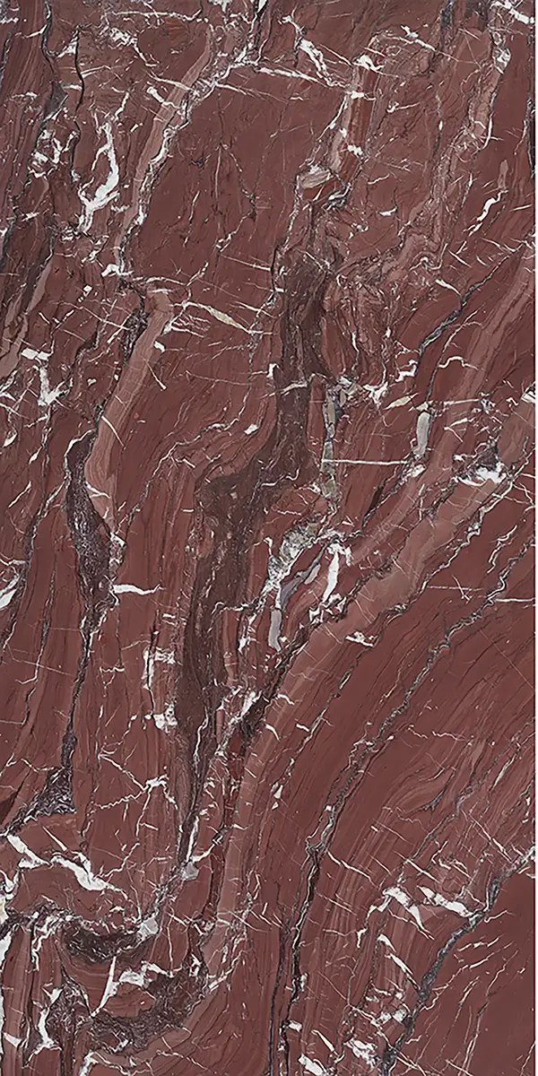 Слэб из керамогранита Rosso Cardinale, 163×323 см, 12 мм, матовая (DF), фото 3