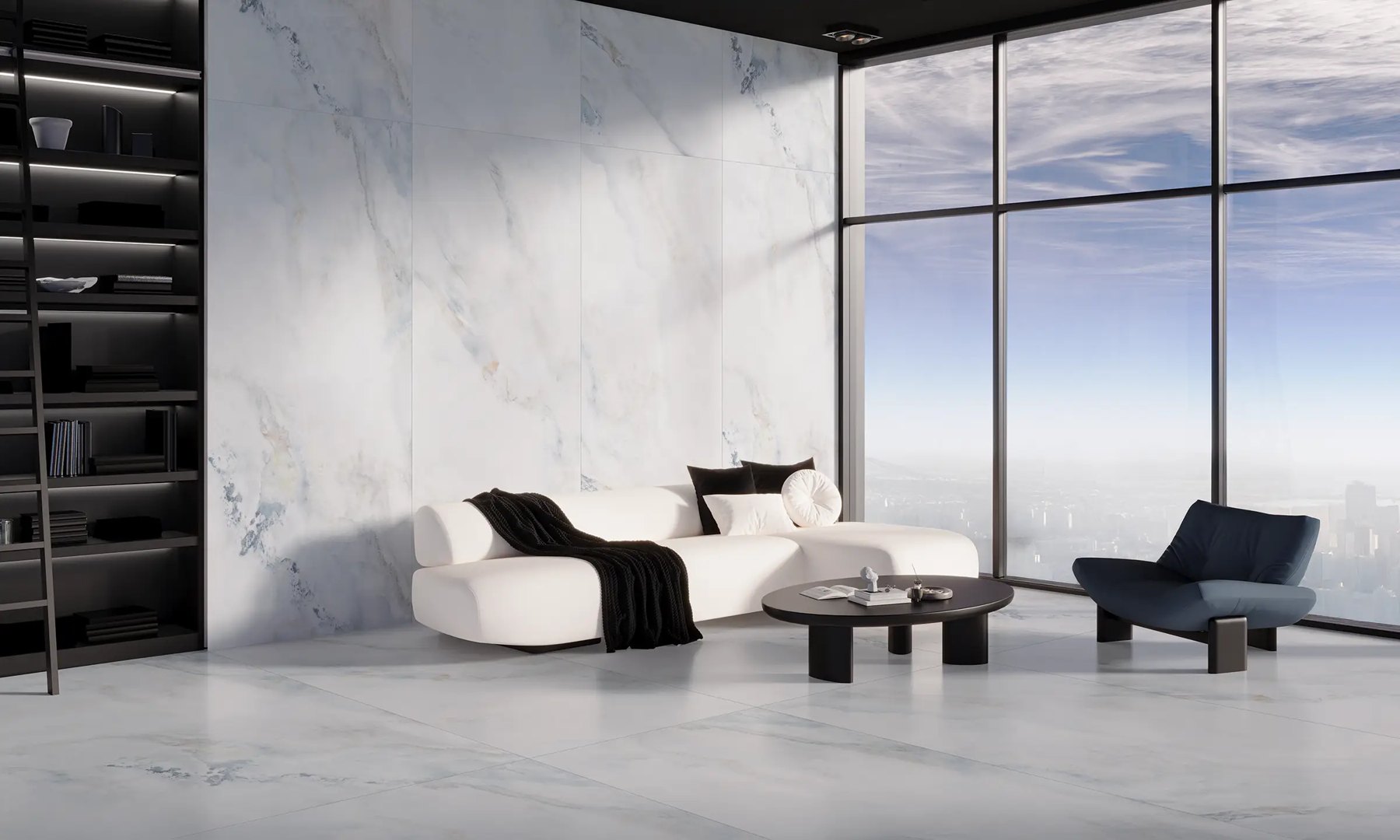Керамогранит Sky Onyx, 120×280 см, 6 мм, полированная